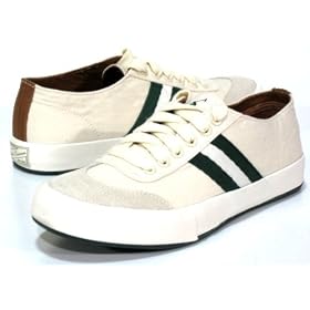 Polo Ralph Lauren 'Barett' Casual Sneakers Mens 7 - Cream by Polo Ralph Lauren
