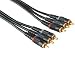 Electronics : Hama YUV-/RGB Connecting Cable 3 RCA (phono) Plugs- 3 RCA (phono) Plugs 15