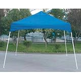 CanopyFactoryPop-UpCanopy-10ft.Lx10ft.W,SlantLeg,Blue,Model#22591