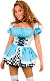 : Sexy Adult Womens Halloween Costumes Storybook Alice in Wonderland Costume Dress Theme Party Outfit