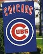 Chicago Cubs Applique Embroidered Banner Flag 44"x28" MLB Baseball Fan Shop Sports Team Merchandise