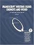Manuscript Writing Using EndNote and Word