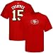 Reebok San Francisco 49ers #15 Michael Crabtree Cardinal Player T-shirt Image of Reebok San Francisco 49ers #15 Michael Crabtree Cardinal Player T-shirt