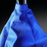 Momo (SKB-PERA7) Performance Alcantara Shifter Boots - Blue Alcantara