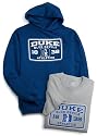 Russell Athletic Men's Logo Tee and Sweatshirt, Duke University, XX-Large