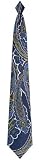 Blue Swirls Tie TWP-12