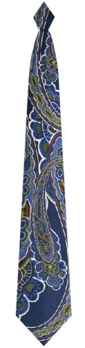 Blue Swirls Tie TWP-12