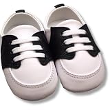 White & Navy Leather Saddle Oxford Shoes by Designers Touch