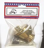 United States Hdw #D-083B Brass Key/Thumb Deadbolt