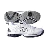 Men's New Balance MC803W (4E) Tennis Shoe-White/Black