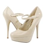 Riva02 Basic Platform Mary Janes NATURAL