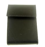 Soft Black Leather Credit Card Holder - Has 18 Credit Card Slots