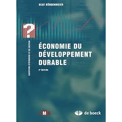 Economie du d�veloppement durable