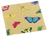 Caspari Papillon Set of 20 Paper Lunch Napkin, Gold