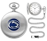 IMAGE OF Penn State Nittany Lions NCAA Silver Pocket Watch