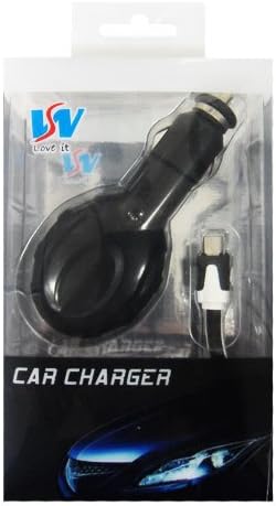 New Premium 2 in 1 Black And White Bundle Value Pack Includes Ultra Compact USB Adaptor Car / Vehicle Charger + USB Data Charger Computer Sync Cable Ideal For Charging ALCATEL 7024W (One Touch Fierce) Shine Wireless Brand