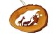 Olive Wood The Ascend To The Ark Ornament.