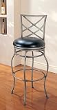 Modern Contemporary Euro Designer Style Wrought Iron Swivel Seat Cushion Barstool/Bar Stool
