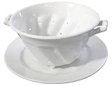 BIA Cordon Bleu 2-Piece Berry Serving Set with Colander and Plate, White