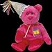 TY Beanie Baby - JANUARY the Teddy Birthday Bear (w/ hat)