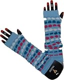 Arm Warmers Blue Pink Aqua White 0134C