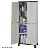 Produkt-Bild: Gartenschrank 168x66x37cm Mehrzweckschrank Kunststoffschrank