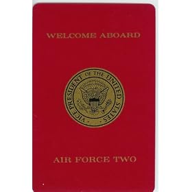1980's Air Force Two Vice Presidential Playing Card (George H.W. Bush - Ronald Reagan Presidency!!)