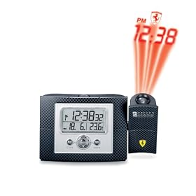 Oregon Scientific FAP101-K Ferrari Silverstone Radio Controlled Projection Clock