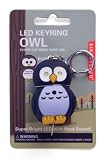 Kikkerland KRL26TC Owl LED Keychain with Sound