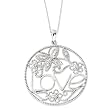 Sterling Silver A Gift of Love Family Sentimental Expressions Necklace