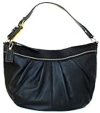 Coach Black Leather Soho Pleated Large Hobo Handbag 13731 $348