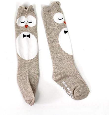 Animal Character Socks (OWL) by tres cher nyc - Unisex, High Quality, Stylish/Chic Fashion, Baby/Toddler/Kids Designer Socks