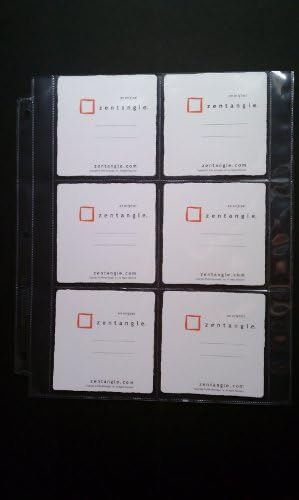 ZentangleTM Tile Storage Pocketz Pages will hold 144 tiles (6p/1pkt) - 24 sheets