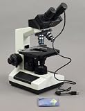 Binocular Biological Microscope 40x-1600x + USB Camera