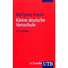 Kleine deutsche Versschule (Uni-Taschenb�cher S)