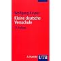 Kleine deutsche Versschule (Uni-Taschenb�cher S) von Wolfgang Kayser