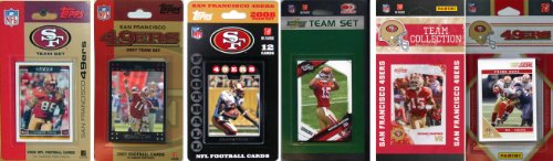 NFL San Francisco 49ers Six Different Licensed Trading Card Team Sets