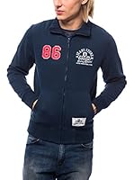 BIAGGIO Sudadera con Cierre (Azul Marino)