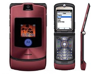 Motorola RAZR V3i Maroon Quadband GSM World Phone (unlocked)