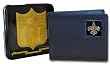 New Orleans Saints Executive Leather Bifold Wallet in a Tin - NFL Football Fan Shop Sports Team Merchandise