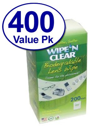 flents wipe n clear biodegradable lens cleaning cloths 400 wipes total 2 p more detail click!