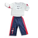Mish Mish - Boys Long Sleeve Pant Set, Grey, Navy, Red