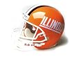 Illinois Fighting Illini Full Size Deluxe Replica NCAA Helmet by Riddell