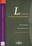 Revue Dalloz-Sirey  / Les objectifs de valeur constitutionnelle