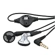 Blackberry Curve 8300 Hands Free Headset w/ Switch [OEM] HDW14322001, Black