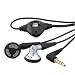 Blackberry Curve 8300 Hands Free Headset w/ Switch [OEM] HDW14322001, Black