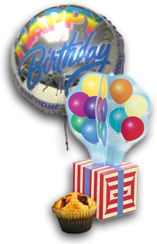 Balloon Gift Muffins