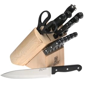 Sabatier Precision 15-Piece Knife Set with Block