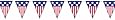 Beistle 50530 Spirit of America Pennant Banner, 10 by 12-Feet
