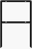 Hy-Ko Prod. FRAME-2 Heavy-Duty Sign Frame